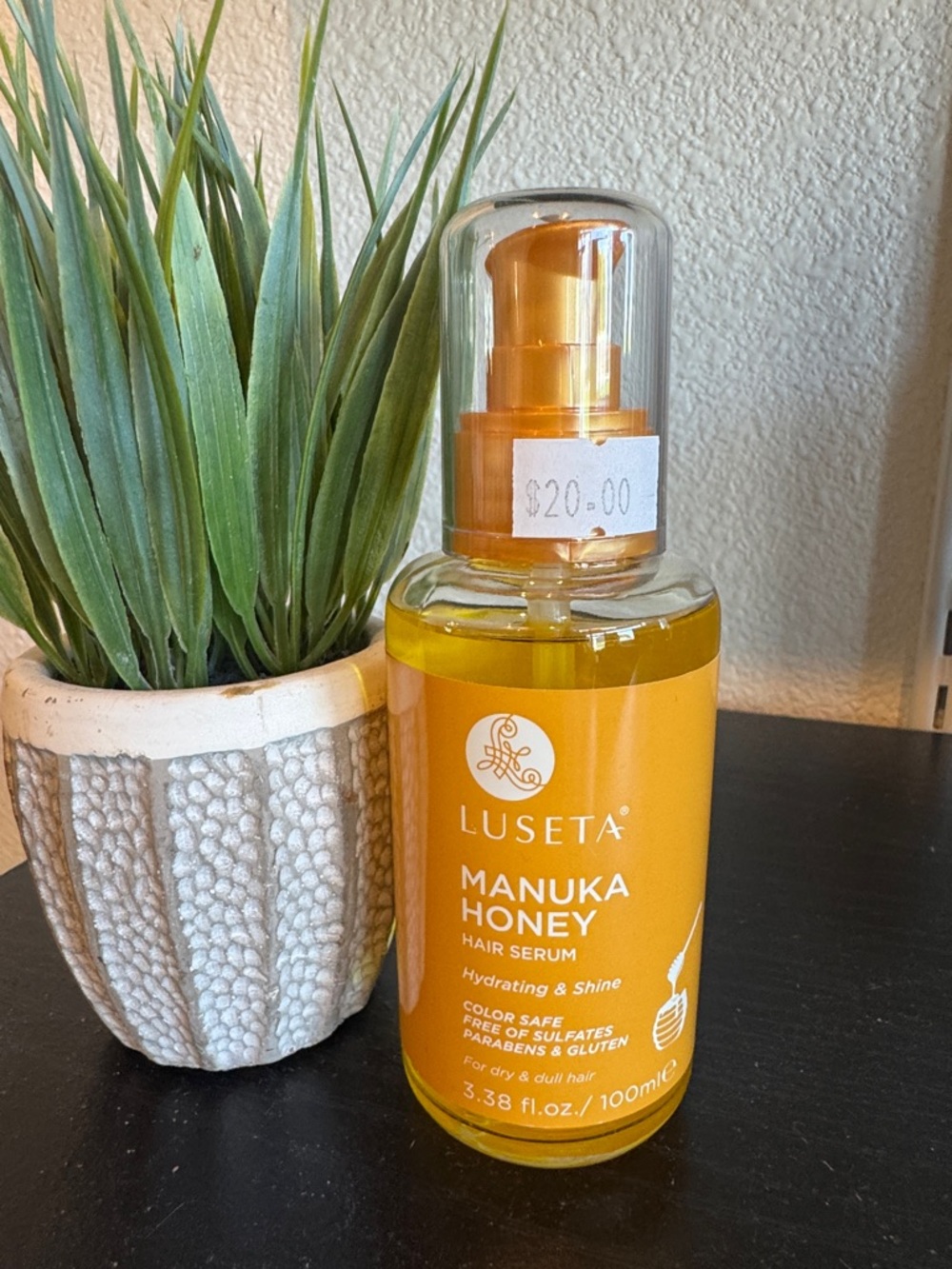 Luseta Manuka Honey Hair Serum - Golden Yellow Bottle